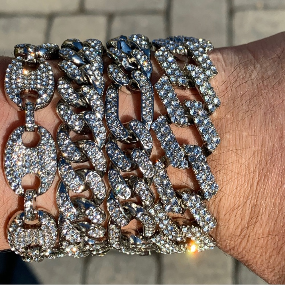 Iced Out Bracelet Set “The Millionaire Set” - Picture 3 of 5